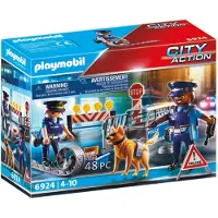 Playmobil Police Roadblock (6878) Figure Blauw Kinderen