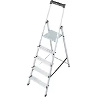 Krause Aluminium trapladder - 5 treden