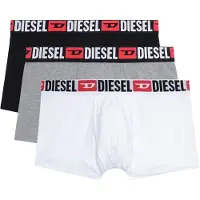 Diesel Boxershorts 'UMBX-DAMIENTHREEPACK' grijs / rood / zwart / wit