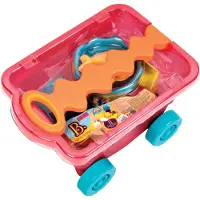 B. toys - Travel Beach Wagon, Red (1594)