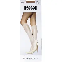 Wolford Satin Touch 20 Knee-Highs Set (3 units) - black