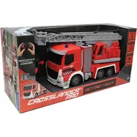 Lexibook Crosslander PRO  Radiogestuurde Brandweerwagen met licht en sounds effecten.