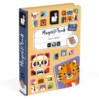 Janod Magnetibook Mix&match Puzzle Veelkleurig 3-8 Years Kinderen