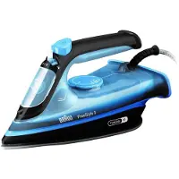 Braun FI3194BK - Stoomstrijkijzer - 2400 W 3D FreeGlide SuperCeramic - Blauw en zwart