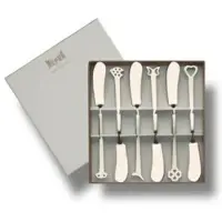 Mepra Boterverdelers Evento Zilver (6-delig)