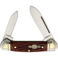 Rough Ryder Mini Canoe Red Jig Bone