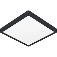 Eglo Led Plafonniere Fueva 6 Vierkant Zwart 29x29cm