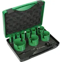 Hikoki Gatenzagenset Hout 11-delig