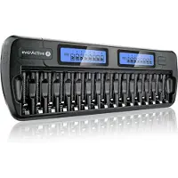 EverActive 16 Herbruikbare Batterijen Professionele Lader NC-1600 - Batterijlader