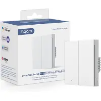 Aqara Smart Wall Switch H1 Wandschakelaar - Zonder nul draad, dubbele drukker - Zigbee - EU versie