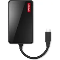 Lenovo GX91M73945 laptop dock & poortreplicator Bedraad USB 3.2 Gen 1 (3.1 Gen 1) Type-C Zwart