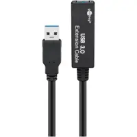 Goobay 5m USB 3.0 - USB 3.0-stekker type A - Supersnelle gegevensoverdracht tot 5 Gbit/s - Zwart