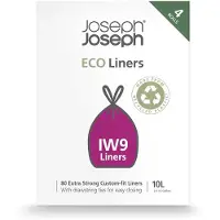 Joseph Joseph Eco Liners Afvalzakken Grijs - IW9 - 10 L - 80 Stuks