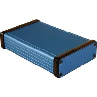 Hammond Electronics 1455J1201BU Universele behuizing 120 x 78 x 27 Aluminium Blauw 1 stuk(s)