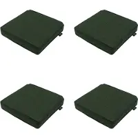 Madison zitkussen green canvas eco+ ca. set van 4