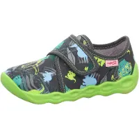 Superfit Huisschoenen lichtblauw / grijs / appel