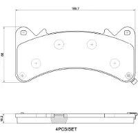 Brembo Remblokset, schijfrem P 10 103
