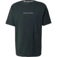 Scotch & Soda Shirt donkergroen / wit
