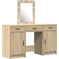 vidaXL Kaptafel Bruin 50 x 41 x 135 cm Bewerkt hout