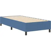 vidaXL Platformbedframe Blauw 100 x 200 cm Corduroy stof