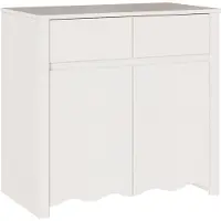 vidaXL Dressoir Drammen Wit 79 x 43 x 75.5 cm Massief grenenhout