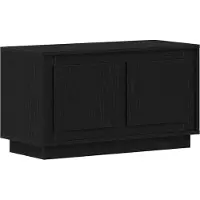 vidaXL TV Kast 80 x 35 x 45 cm Zwart eiken Bewerkt hout