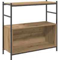 vidaXL Boekenplank 80 x 30 x 78,5 cm Bewerkt hout Artisan Eiken