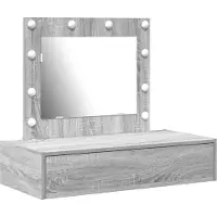 vidaXL Kaptafel Grijs 83 x 40 x 70 cm Bewerkt hout