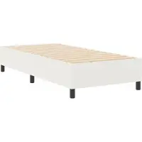 vidaXL Platformbedframe Crème 90 x 200 cm Corduroy stof
