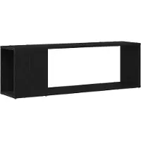 vidaXL Tv-meubelset 100 x 24 x 63 cm Zwart Bewerkt hout