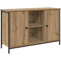 vidaXL Tv-meubelset 101 x 35 x 65 cm Artisan Eiken Bewerkt hout