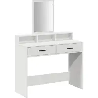 vidaXL Kaptafel Wit 100 x 41 x 140 cm Bewerkt hout