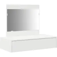 vidaXL Kaptafel Wit 83 x 40 x 70 cm Bewerkt hout