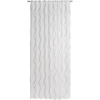 Elbersdrucke Gordijn met verborgen lussen Curve 255x140 cm wit-grijs