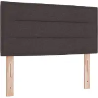 vidaXL Hoofdbord Donkerbruin 90 cm Stof