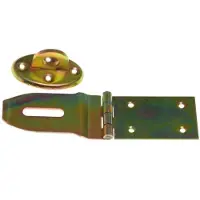 Online Deurbeslagshop Kist overval voor hangslot 45x170 geel verzinkt