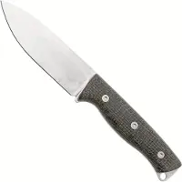 White River Knives Ursus 45 WRUR45-BBL-MAG, Stonewashed MagnaCut, Black Burlap Micarta, bushcraftmes