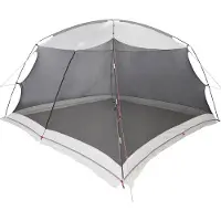 vidaXL Muskietentent Grijs 380 x 380 x 225 cm Polyester en Fiberglas