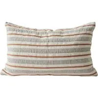 Tell Me More Malva kussenhoes 40x60 cm Grijs-roestrood