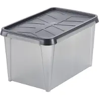 SmartaSaker 3462050 Opbergbox (l x b x h) 60 x 40 x 35 cm Grijs 1 stuk(s)