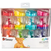 Sassy Bath Toy Rain Barrel Conecting Tubes Veelkleurig