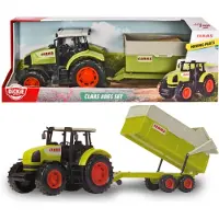 Dickie Toys Toys Claas - Tractor & Aanhangwagen - 57 cm - Speelgoedvoertuig