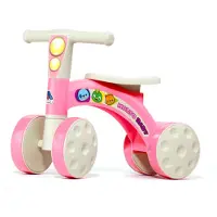 MOLTO Mijn Eerste Roze Loopwagen Met Rubberen Wielen 48x37x18 Cm