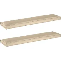 vidaXL Pallet Kussen Set 2 st Oxford Stof Beige 180 x 40 x 8 cm