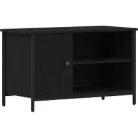 vidaXL TV Kast 80 x 40 x 50 cm Zwart eiken Bewerkt hout