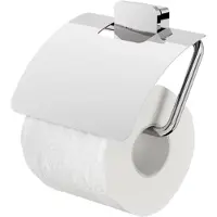 Geesa topaz closetrolhouder met klep chroom