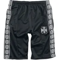 West Coast Choppers - Rockabilly Shorts - Tracksuit Shorts - M tot 4XL - voor Mannen - zwart - Maat 3XL