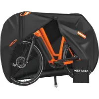 VERTREX Universele Fietshoes - Ultra Sterk & Waterdicht Oxford - Geschikt voor 1 tot 2 Fietsen - Inclusief Opbergtas