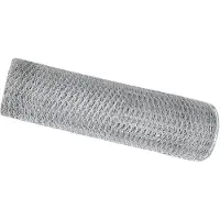 vidaXL Hexagon Hek Zilver 0,8 x 10 m Gegalvaniseerd staal