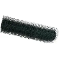 vidaXL Hexagon Hek Groen 0,6 x 50 m PVC